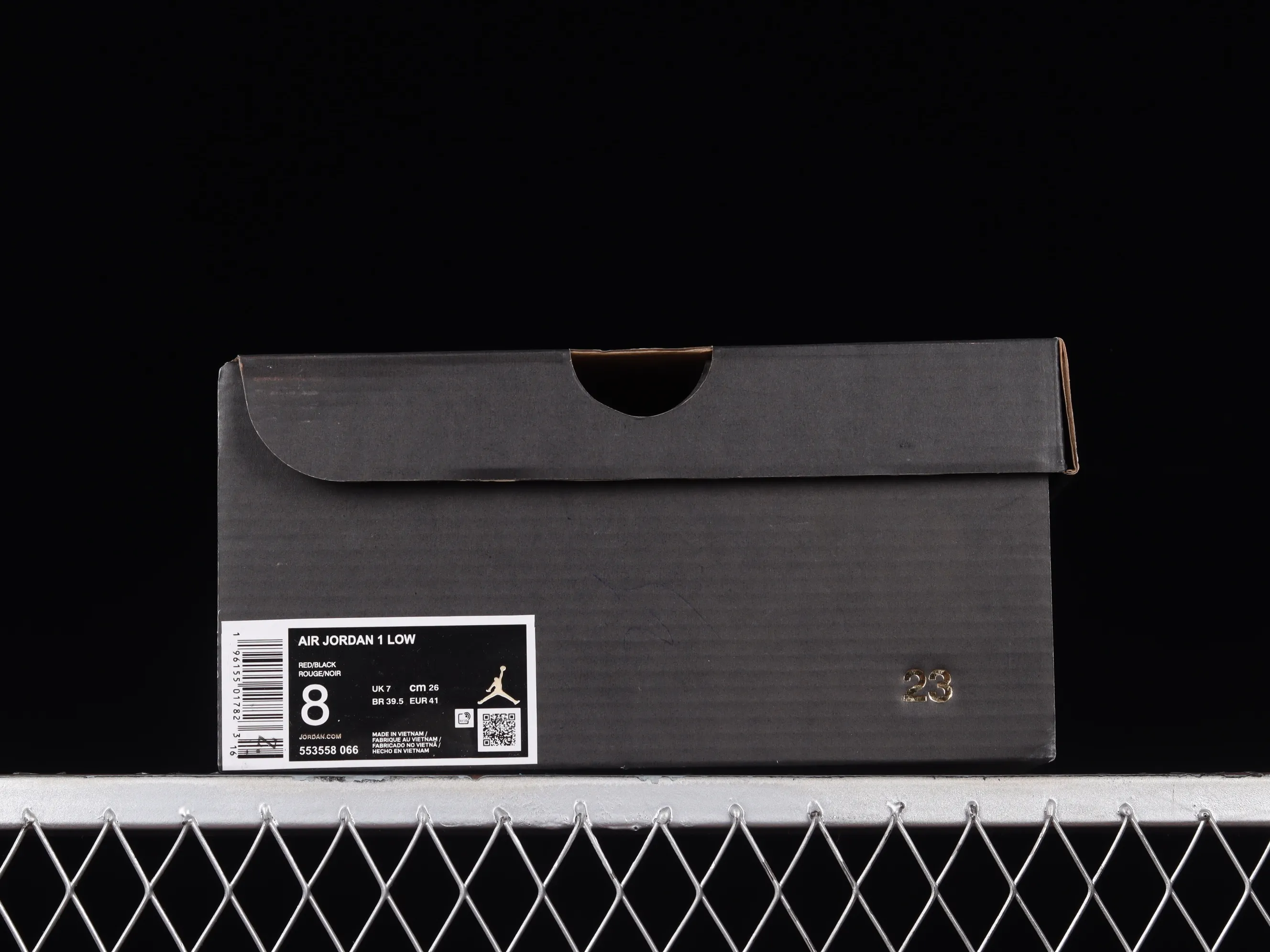 All categories Air Jordan Jordan series basketball shoes Air Jordan 1 Low Z version Air Jordan 1 Low "Shattered Backboard" AJ1 Joe 1 black and red buckle low-top cultural casual sneakers 553558-066